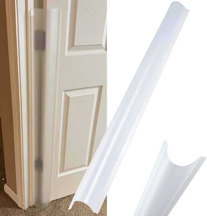 4PCS Baby Proofing Door Finger Pinch Guard Clear Door Jam Shield for Child Safety Finger Pinch Protector Hinge Protectors for Kids/Pet-CubbioJoy