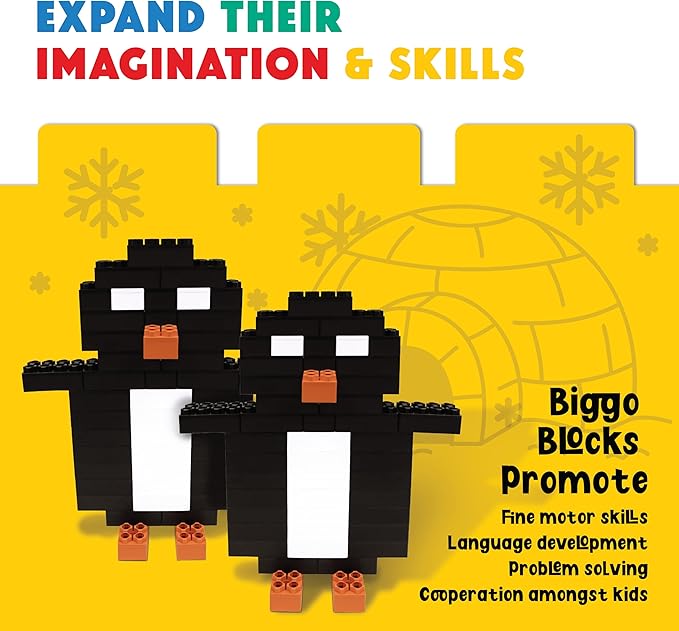 Big Blocks for Kids Ages 4-8 — Indoor & Outdoor Blocks Kids Games — Black Large Building Blocks - 48 pc-CubbioJoy