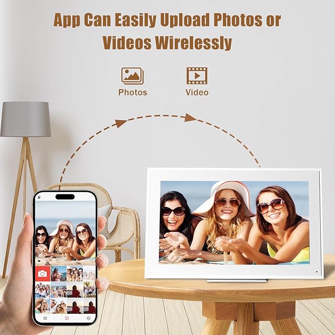 15.6-inch Wall Digital Calendar,2025 Smart WiFi Calendar & Chore Chart,Full HD Touchscreen Interactive Display for Family Schedules-Wall/Desk Mountable Planner,Meeting Reminders & Deadline Tracking-CubbioJoy