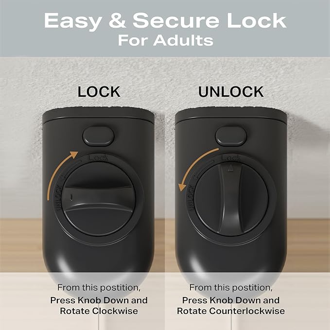 Cumbor Retractable Baby Gates for Stairs, Mom Choice Award Winner-55 Wide Mesh Dog Gate for Doorways, 34" Tall Easy to Use Pet Fence for The House, Toddler Safety Essentials Indoor&Outdoor, Black-CubbioJoy