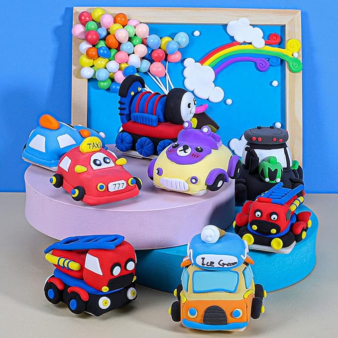 CiaraQ Modeling Clay Kit - 36 Colors Air Dry Clay with Sculpting Tools, Ideal for Crafting, DIY Projects. Easter/Halloween/Christmas Gifts.-CubbioJoy