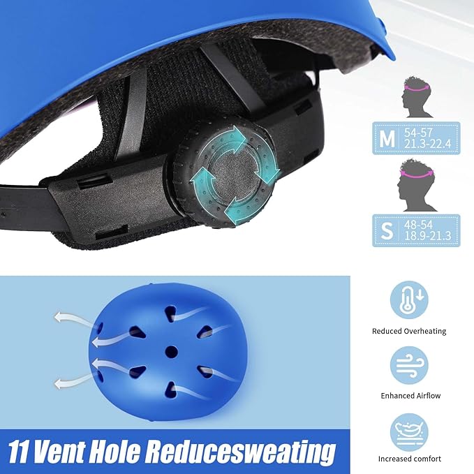 Kids Bike Helmet Set Adjustable Helmet for Ages 3-15 Kids Toddler Boys Girls Youth, Multi-Sport Bicycle Skateboarding Football Rollerskating Scooter Rollerblade Balance Bike Helmets-CubbioJoy