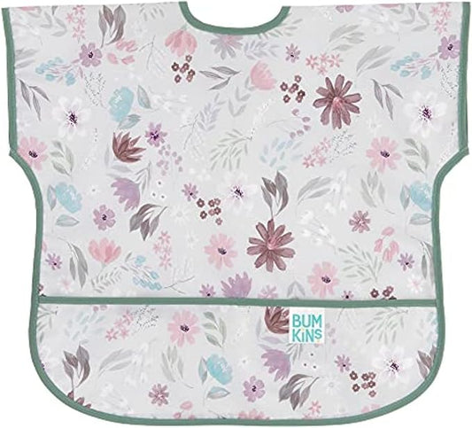 Bumkins Bibs - Toddler Bibs, Waterproof, Large for 1-3 Years, Short Sleeve-CubbioJoy