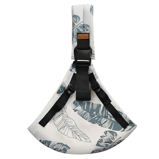 Baby Sling Carrier 2025 Baby Carrier Newborn to Toddler Sling Lightweight Baby Carrier Sling with Adjustable Straps Toddler Carrier Baby Wrap Sling for 10-30 lbs(Leaf)-CubbioJoy