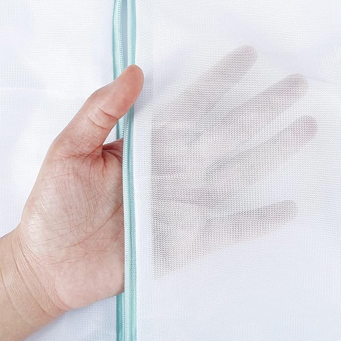 2 Pack Delicates Bag for Washing Machine, 31 x 23 inch Oversize Fine Mesh Laundry Bags for Lingeries, Sweaters, Bed Sheet, Stuffed Toys-CubbioJoy