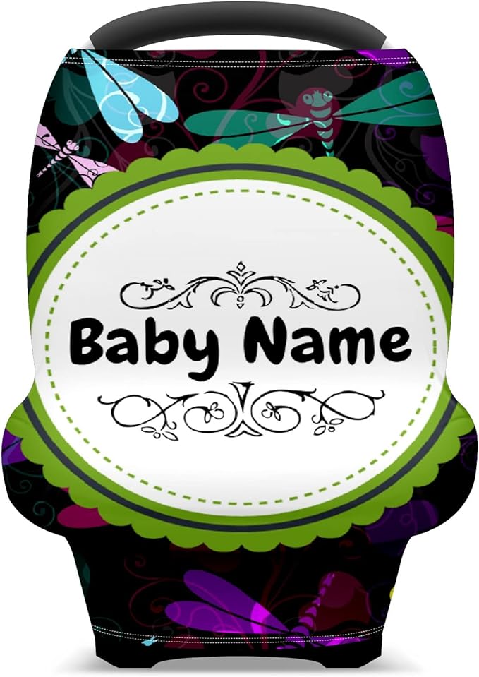 Baby Car Seat Stroller Cover Nursing Cover New Mom Breastfeeding Scarf Soft Stretchy Infant Carrier Cover Car Canopy Coverage-CubbioJoy