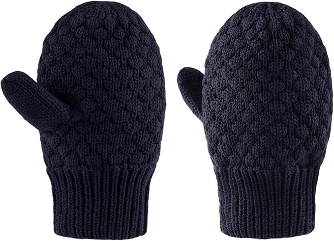 Baby Knit Mittens Toddler Boys Girls Gloves Winter Infant Newborn No Scratch Mitten 0-3 Years-CubbioJoy