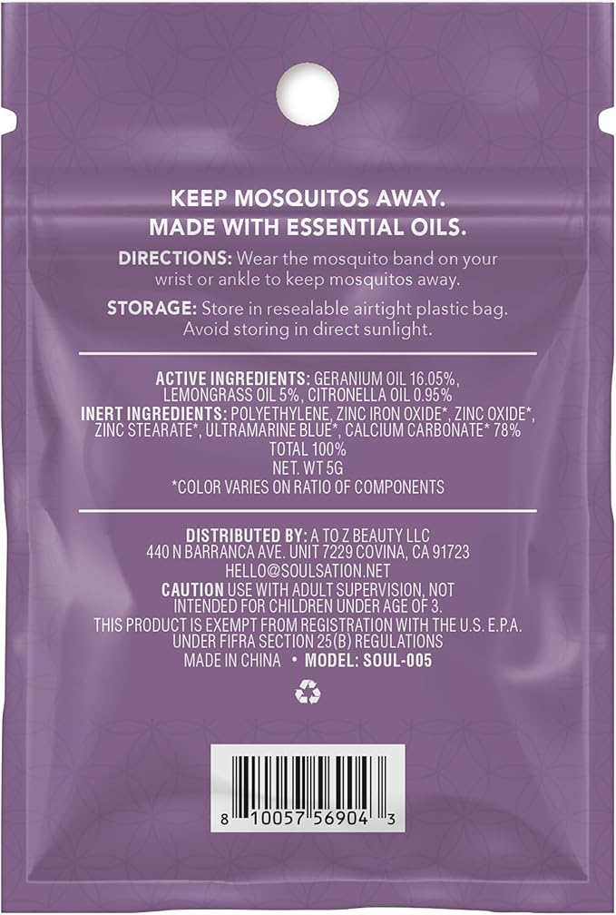 15 Pack Mosquito Repellent Bracelets, DEET-Free for Kids & Adults, Individually Wrapped Bands-CubbioJoy