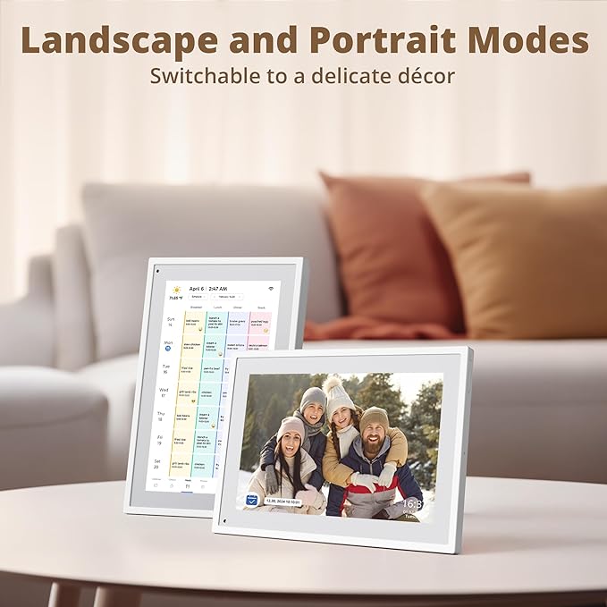 10.1" Digital Calendar Chore Chart – 1080P Full HD Interactive Touchscreen, Smart Family Planner, Hearth Display Digital Wall & Desk Mountable for Seamless Scheduling-CubbioJoy