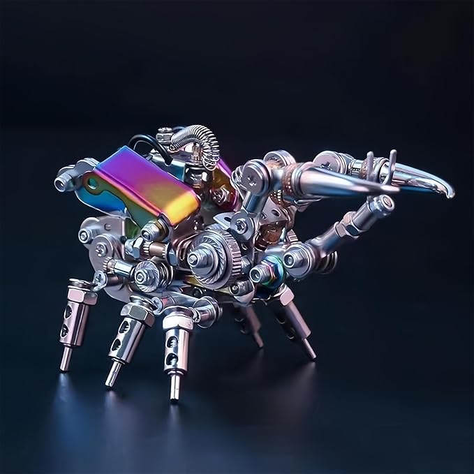 Adult 3D Metal Puzzle, Punk Beetle Metal Model Set, 3D Puzzle Mechanical Insect Building Blocks, Fun DIY Assembly, high-end Men's Gifts.-CubbioJoy