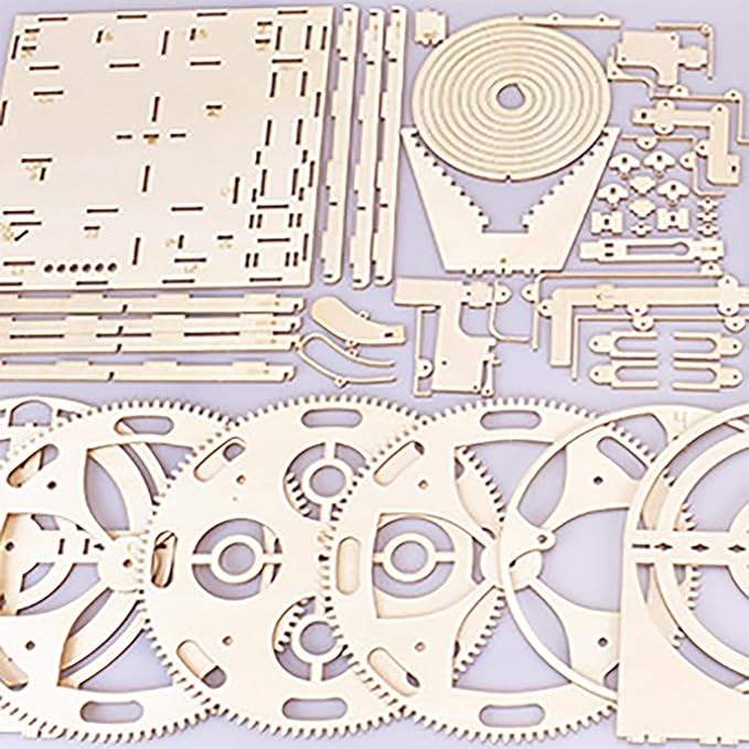 3D Puzzle Marble Run for Adults Stem Projects for Kids Wooden Engineering Puzzle Kit Science Project Kits Wood Mechanical Building Puzzles DIY Mode Kits-CubbioJoy