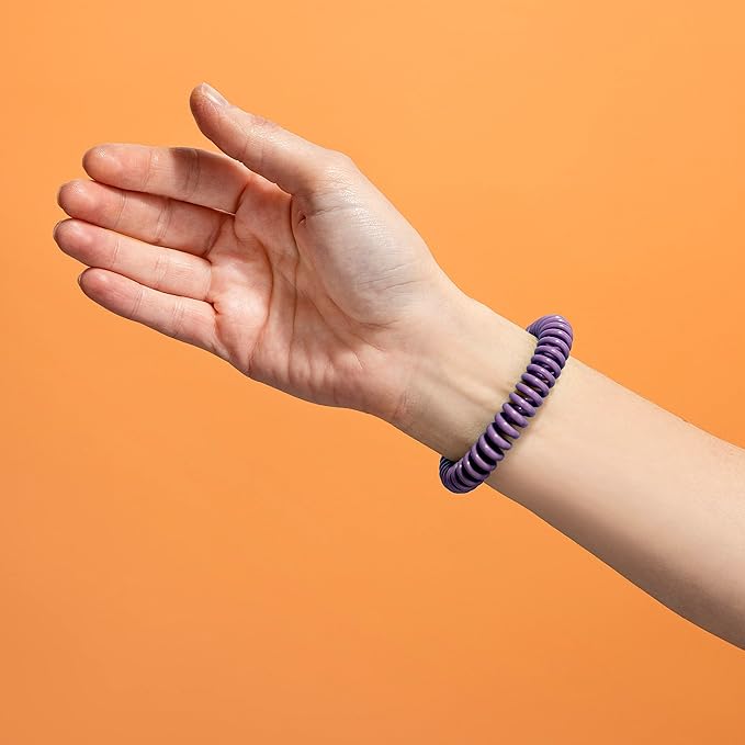 25 Pack Mosquito Repellent Bracelets, DEET-Free for Kids & Adults, Individually Wrapped Bands-CubbioJoy