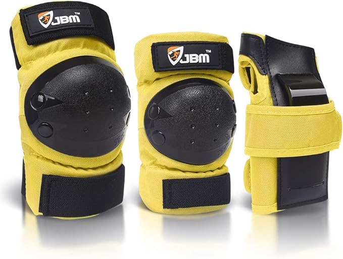 JBM Adult & Kids Knee Pads Elbow Pads and Wrist Guards for Inline Skating, Roller Skating, Skateboarding, Scootering-CubbioJoy