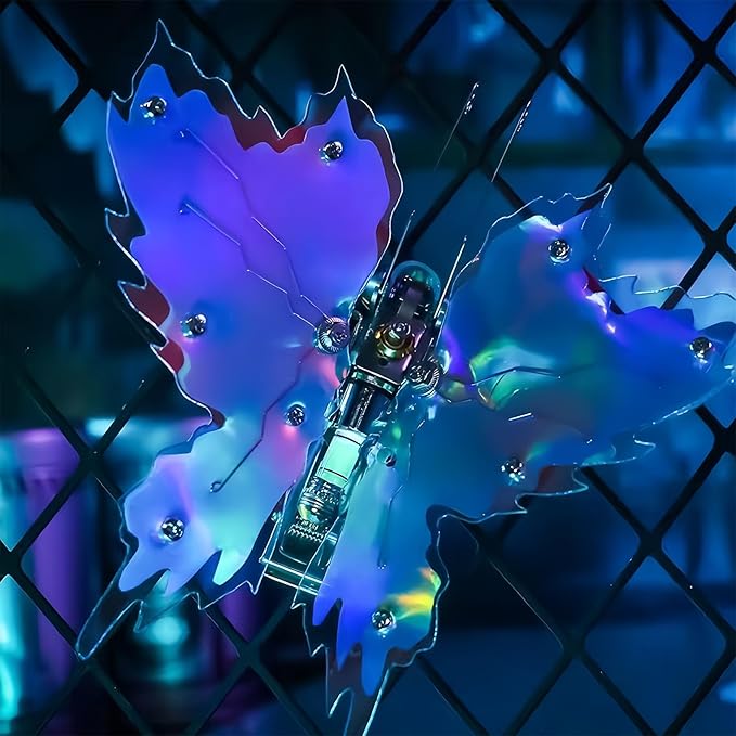 Adult 3D Metal Puzzle, Punk Butterfly Metal Model Set, 3D Puzzle Mechanical Insect Building Blocks, Fun DIY Assembly, high-end Men's Gifts-CubbioJoy