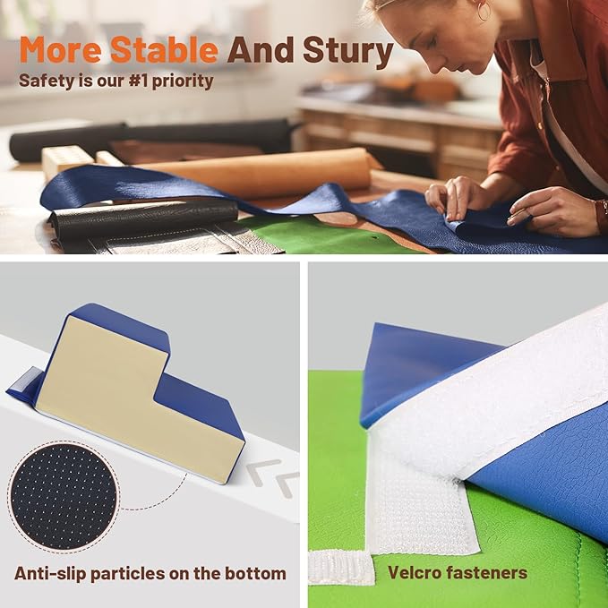 6-Piece Soft PU Leather Toddlers Climbing Toys, Baby Foam Climbing Blocks for Toddlers, Foam Play Gym Climber Structures for Toddler 3, Indoor Climb and Crawl Activity Play Set-CubbioJoy