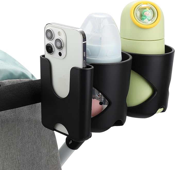 Accmor Universal Cup Holder, Stroller Cup Holder, 360° Rotatable Large Caliber Designed Bottle Holder for Stroller, Bike, Wheelchair, Walker, Scooter-CubbioJoy