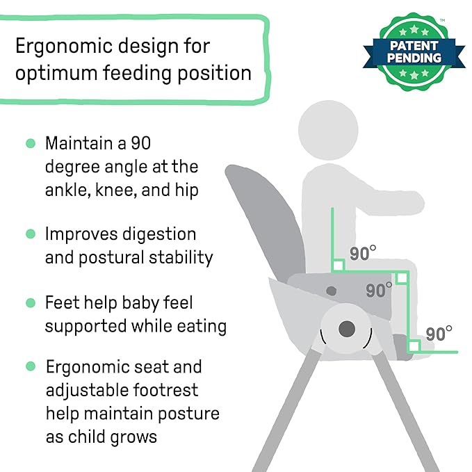 Ingenuity Trio Foldaway 6-in-1 Baby High Chair, 6 Ways to Use, Toddler Chair, Foldable Legs, 6M-5Y - Quill-CubbioJoy