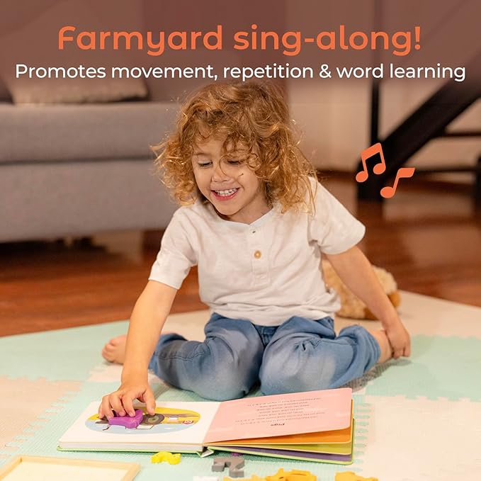 Cali's Books Old Macdonald Had a Farm | Interactive Books for 1 Year Old, Books for 2 Year Olds with Buttons on Every Page | Fun Farm Toy Book for Baby and Toddlers | Great Gift for Kids-CubbioJoy