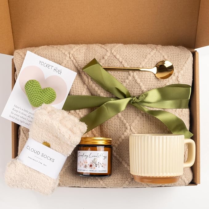 Birthday & Self Care Gifts for Women - Mom's Get Well Soon Care Package, After Surgery & Christmas Gifts for Her-CubbioJoy