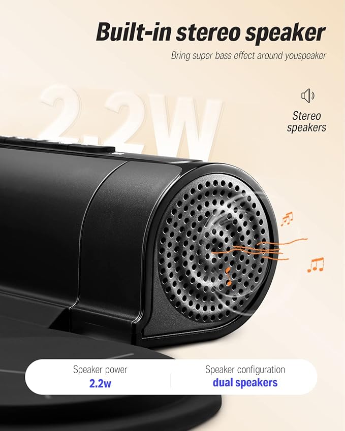 Donner Electronic Drum Set, 7 Pads Electric Drum Pad Roll Up Quiet Drum Pad Built-in Speaker, 40 Drum Lessons Included, Kids Holiday Christmas & Birthday Gift Instrument Toys(DED-20)-CubbioJoy