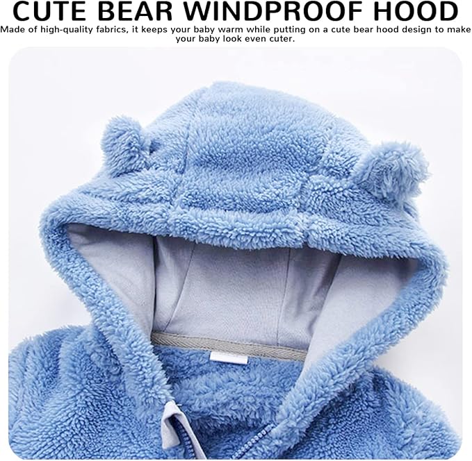 Baby Boy Girl Snowsuit Winter Warm Clothes Coat Infant Jumpsuit Toddler Outfit-CubbioJoy