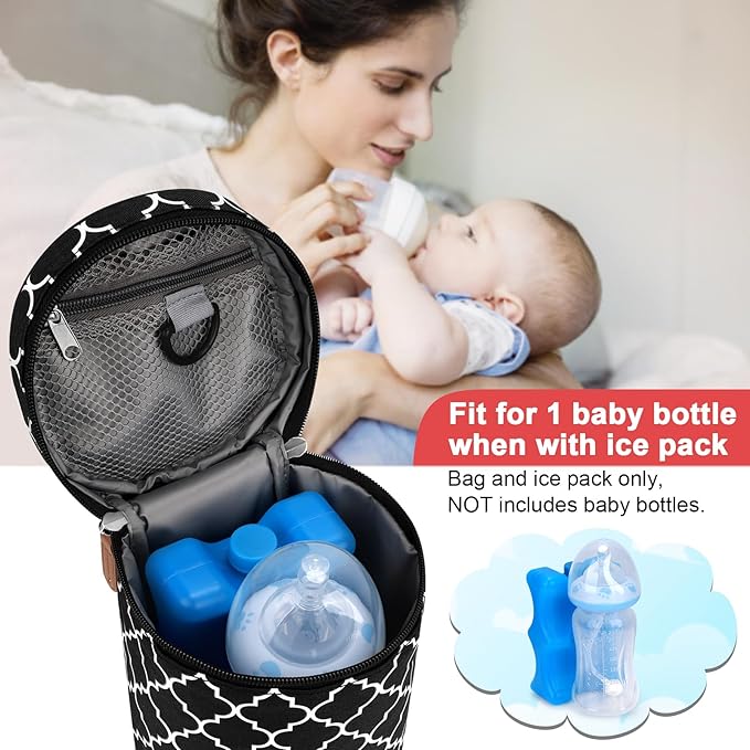 Accmor Breastmilk Cooler Bag, Insulated Baby Bottle Cooler Tote Bags for Nursing Mom Daycare-CubbioJoy