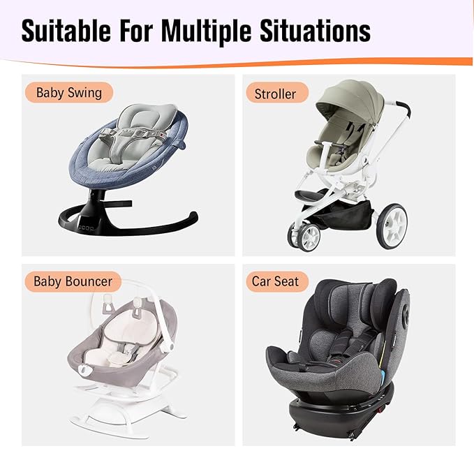 KAKIBLIN Baby Travel Pillow,Baby Neck Pillows for Car Seat,Upgraded Baby Head Pillow,Toddler Head and Neck Baby Support Pillow for Car Seat, Pushchair,Travel (Gray Fox)-CubbioJoy