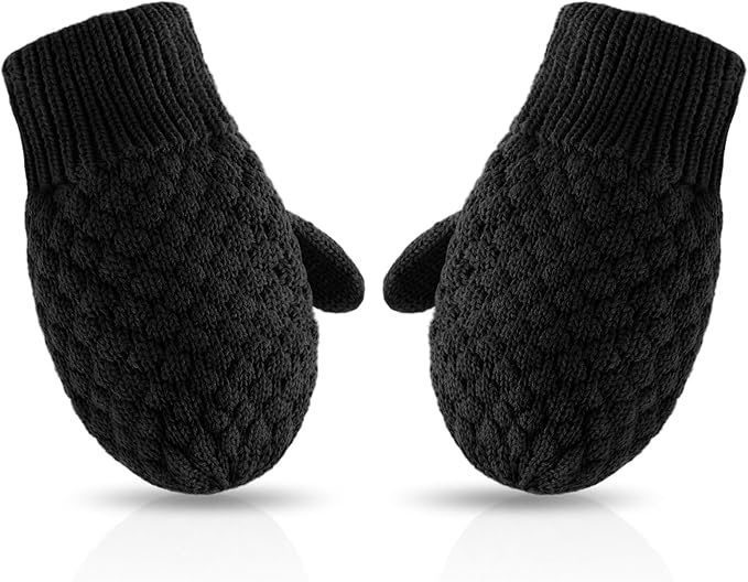 Baby Knit Mittens Toddler Boys Girls Gloves Winter Infant Newborn No Scratch Mitten 0-3 Years-CubbioJoy