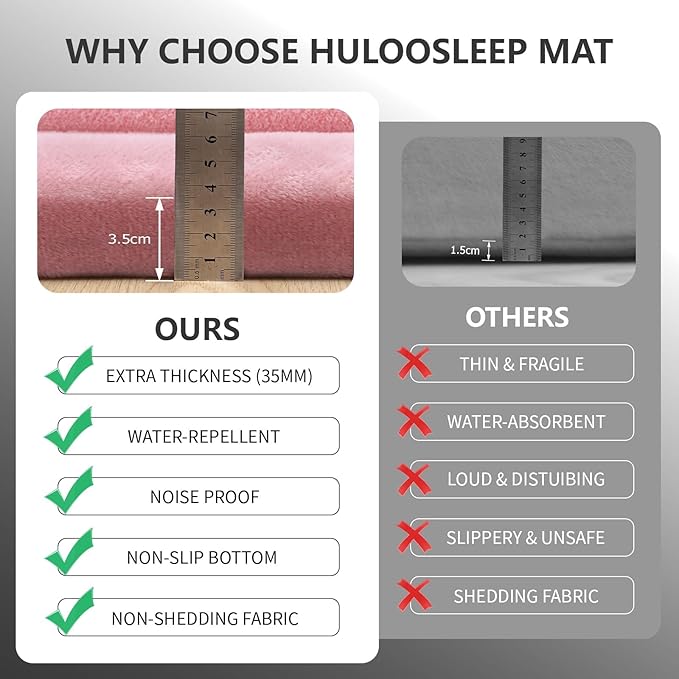 Baby Play Mat for Floor,1.3" Thick Elasti-Foam 74×50 Playpen Mat for Toddlers Infant kids,Water-Repellent Soft Coral Velvet for Tummy Time, Non-Slip Backing for Crawling,Tatami Style(Pink)-CubbioJoy