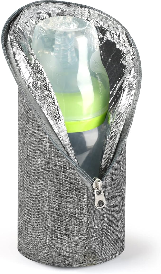 Accmor Baby Bottle Cooler Tote Bags, Insulated Breastmilk Cooler Bag, Nursing Bottle Warmer Bag for Nursing Mom Daycare Travel-CubbioJoy