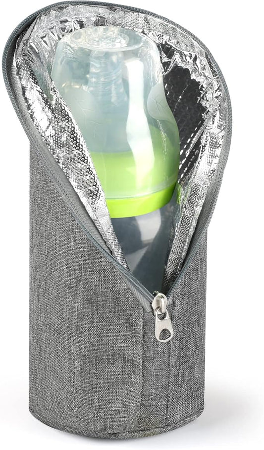 Accmor Baby Bottle Cooler Tote Bags, Insulated Breastmilk Cooler Bag, Nursing Bottle Warmer Bag for Nursing Mom Daycare Travel-CubbioJoy