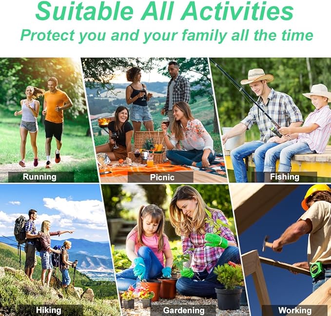 240Pcs Mosquito Patches Stickers, Individually Wrapped Natural Plant Based Mosquito Stickers for Kids Adult Outdoor Hiking, Camping, Travel-CubbioJoy