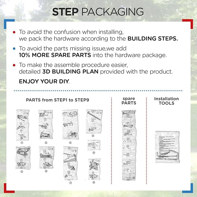 DIY Swing Sets for Backyard, Wooden Playground Sets with Glider Swing and 2 Belt Swings, Kids Outdoor Play Equipment, Outdoor Playset-CubbioJoy