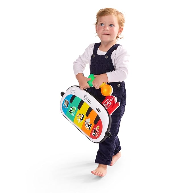 Baby Einstein Farm Explorers 4-in-1 Kickin’ Tunes Musical Meadow Music & Language Discovery Gym, Ages 0 Months and Up-CubbioJoy