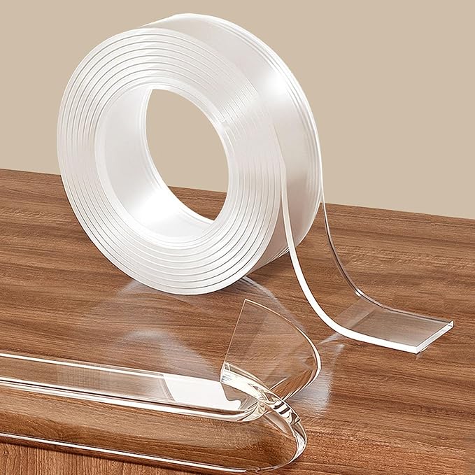 CHENYA Clear Edge Protector Strip Sharp Edge Wrap Cover Tape,0.8 in x 13.12 FT,Self Adhesive Protective Bumper Guards for Cabinet Door Desk Glass Table Bed Furniture, Kitchen Countertop, Waterproof-CubbioJoy