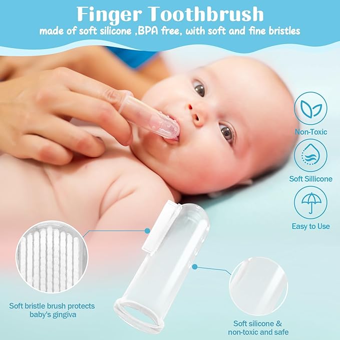 JIFTOK Baby Healthcare and Grooming Kit, 30 in 1 Baby Electric Nail Trimmer Set, Newborn Nursery Care Kit, Baby Essentials Set with Hair Brush Comb, Nail Clippers for Infant Toddlers Boys Girls (Blue)-CubbioJoy