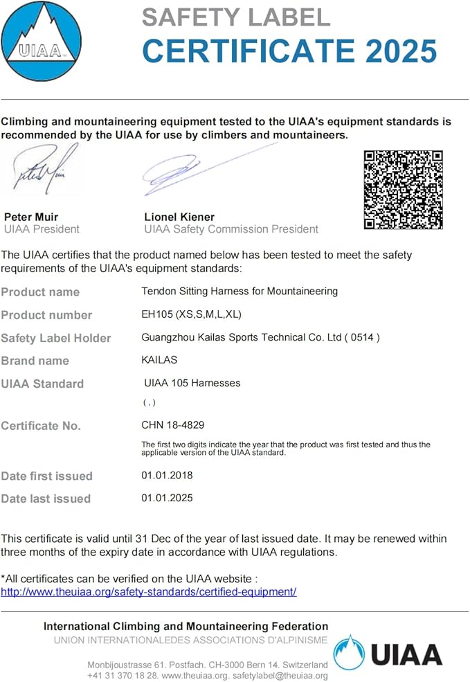 KAILAS Kids Rock Climbing Harness Child Safety Belt Climbing Gear Adjustable Lightweight Indoor Gyms Beginners Youth-CubbioJoy