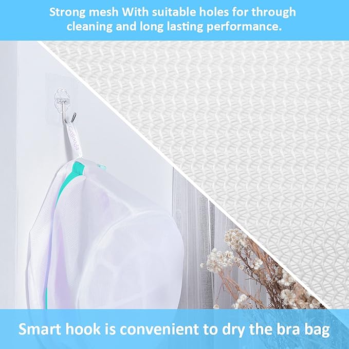 Bra Wash Bags, GOGOODA 4 Pack Underwear Laundry Mesh Bags for Delicates Baby Cloth Sock-CubbioJoy