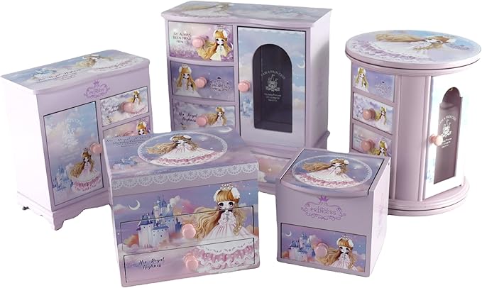 Children's Jewelry Box for Girls - Purple, Little Girl Birthday &-CubbioJoy