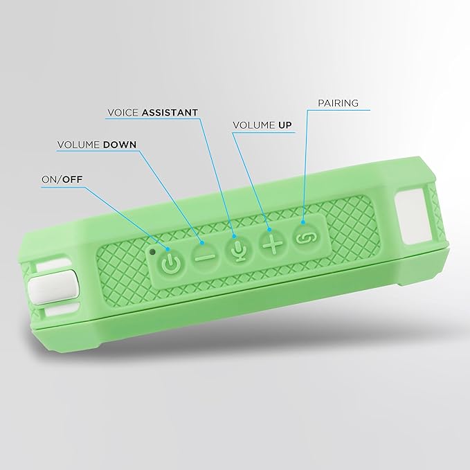 Altec Lansing Portable Bluetooth Speaker HYDRAMINI 2.0, IP67 Waterproof, Portable Speaker, 12h Playtime, Wireless Pairing, USB-C Quick Charge, Magnetic Bluetooth, Voice Assistant Integration-CubbioJoy