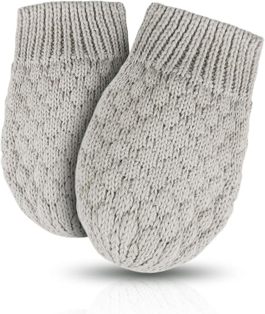 Baby Knit Mittens Toddler Boys Girls Gloves Winter Infant Newborn No Scratch Mitten 0-3 Years-CubbioJoy