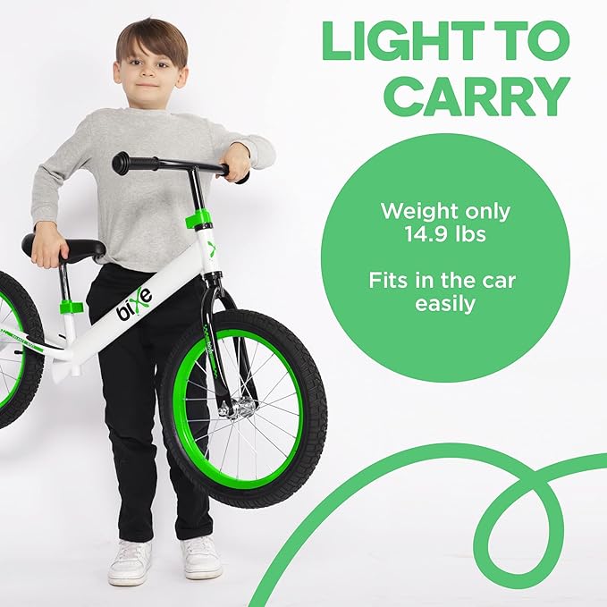 Balance Bike: for Big Kids Aged 4, 5, 6, 7, 8 and 9 Years Old - No Pedal Sport Training Bicycle | 16inch Wheel-CubbioJoy