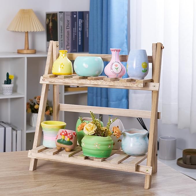 Alldeer Mini Pottery Wheel Machine - 6" Upgraded Clay Wheel for Beginners & Kids, 75W Motor, Adjustable Speed, Low Noise Ceramic Making Kit with 18PCS Sculpting Tools, Ideal for Home DIY (Green)-CubbioJoy