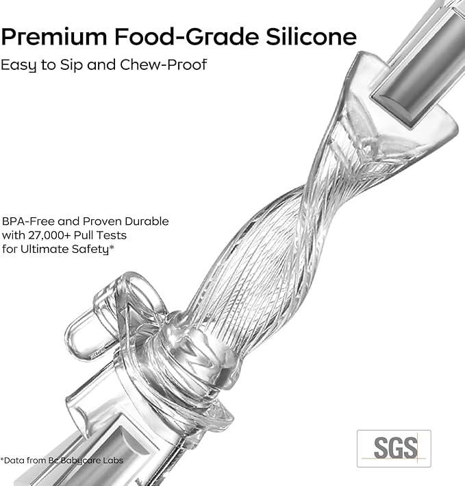 bc babycare Straw Sippy Cups for Toddler, No Spill Sippy Cups for Baby 1+ Year Old, Transition Weighted Sippy Cup with Straw and Strap, 10oz/300ml, Yellow-CubbioJoy