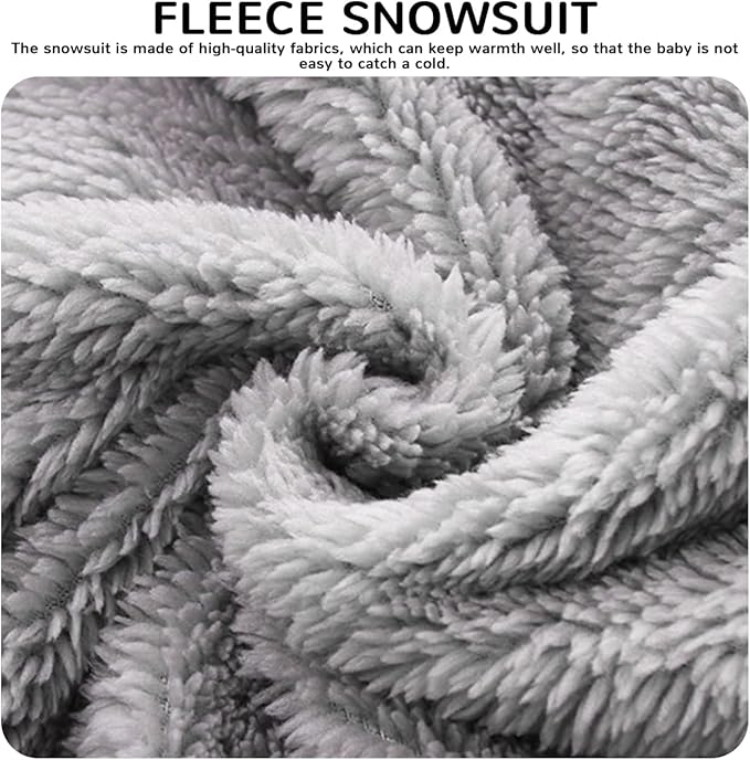 Baby Boy Girl Snowsuit Winter Warm Clothes Coat Infant Jumpsuit Toddler Outfit-CubbioJoy