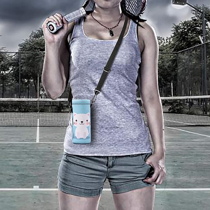 AUPET Water Bottle Bag Carrier,24oz/32oz Insulated Neoprene bottle Sling Holder Case Pouch Cover for 1000ML/750ML Bottles with Shoulder Strap for walking-CubbioJoy