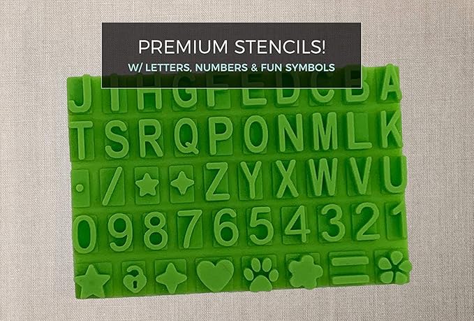 Baby Handprint Footprint Keepsake Ornament Kit (Makes 2) - Bonus Stencil for Personalized Christmas, Newborn, New Mom & Shower Gifts. 2 Easels! Non-Toxic Clay, Air-Dries Light & Soft, Won't Crack.-CubbioJoy