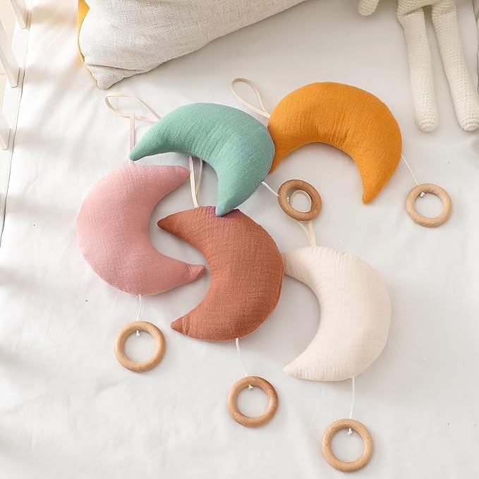 Baby Travel Toy with Music Box - Brahm's Lullaby Pull Musical Toy, Baby Mobile Crib Bed Bell Toy for Carriers and Cribs-CubbioJoy