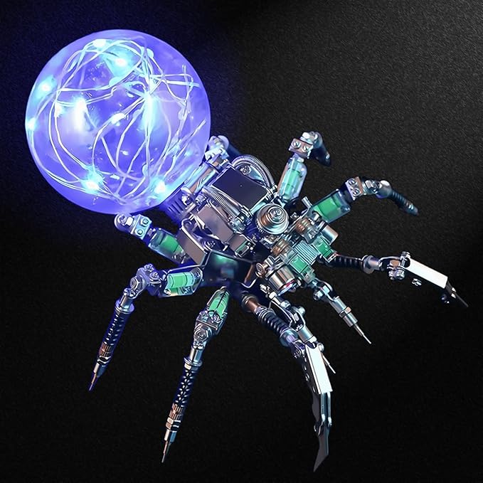 3D Metal Spider Puzzle - DIY Assembly Kit, Mechanical Model Art - High-End Men's Gift-CubbioJoy