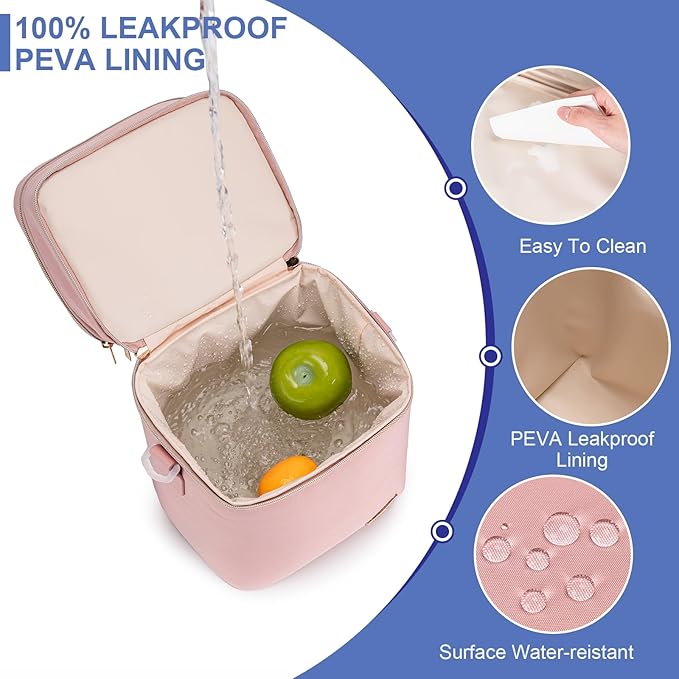 Breastmilk Cooler Bag with Ice Pack Fits 6 Baby Bottles Up to 9 Ounce-CubbioJoy